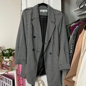Cleo Petite XL Checkered Blazer